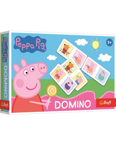 Настолна игра Domino mini: Peppa Pig - детска - 1