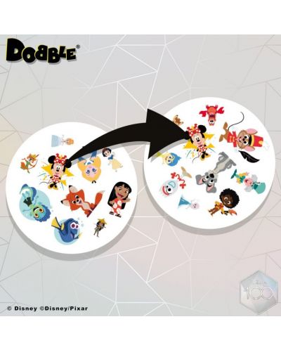 Настолна игра Dobble Disney 100 (българско издание) - семейна - 4