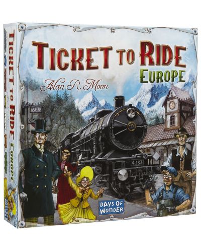Настолна игра Ticket to Ride: Европа (Българско издание) - Семейна