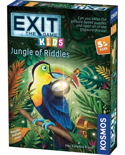 Настолна игра Exit kids: Jungle of Riddles - детска - 1