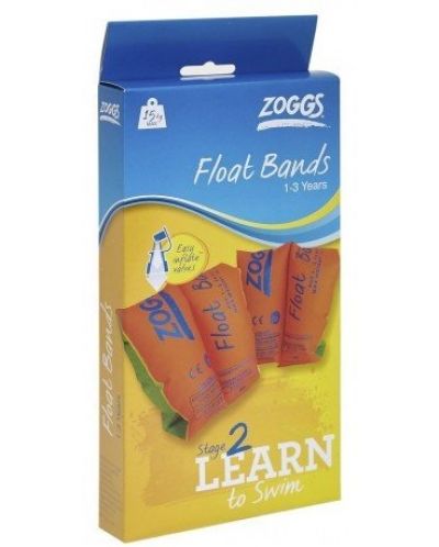 Надуваеми ръкавели Zoggs - Float bands, 1-3 години, оранжеви - 2