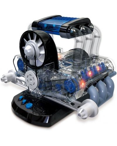Научен STEM комплект Amazing Toys Stemnex - Модел на 6-цилиндров двигател - 3