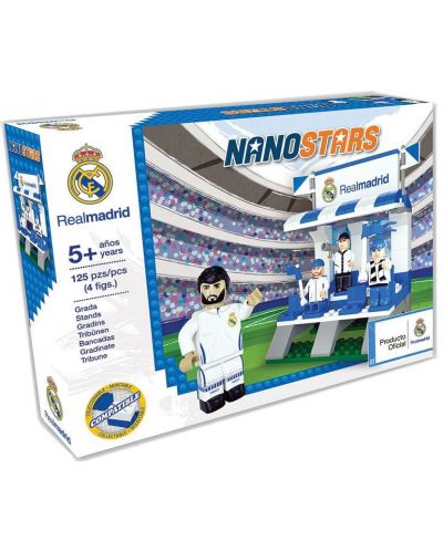 3D пъзел Nanostars от 125 части - Скамейка на FC Real Madrid - 3