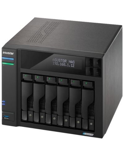 NAS устройство Asustor - Lockerstor AS6706, 8GB, черно - 3