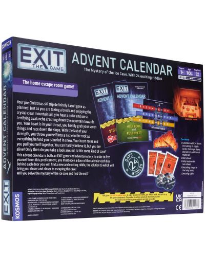 Настолна игра EXiT Advent Calendar: The Mystery of the Ice Cave - кооперативна - 3