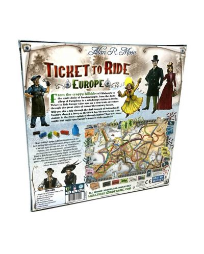 Настолна игра Ticket to Ride - Европа - 2
