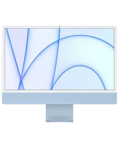Настолен компютър AiO Apple - iMac, 24'', M1 8/8, 8GB/256GB, син - 1