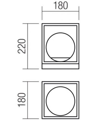 Настолна лампа Smarter - Zodiac 01-3052, IP20, E14, 1x28W, черен мат и месинг - 2