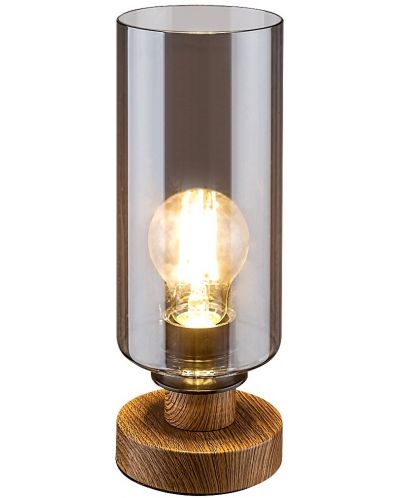 Настолна лампа Rabalux - Tanno 74120, E27, 1 x 25 W, кафява - 2