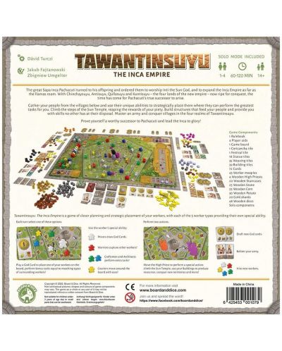 Настолна игра Tawantinsuyu: The Inca Empire - стратегическа - 2