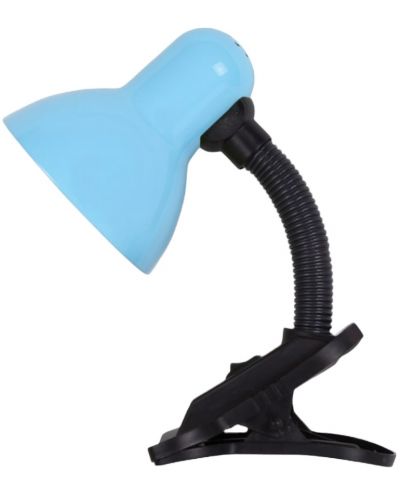Настолна лампа с щипка Omnia - Kara, IP20, Е27, 40 W, синя - 1