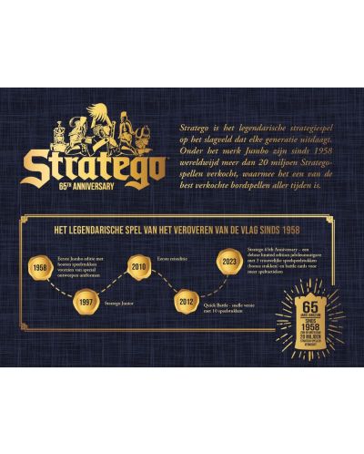 Настолна игра за двама Stratego (65th Anniversary) - семейна - 2