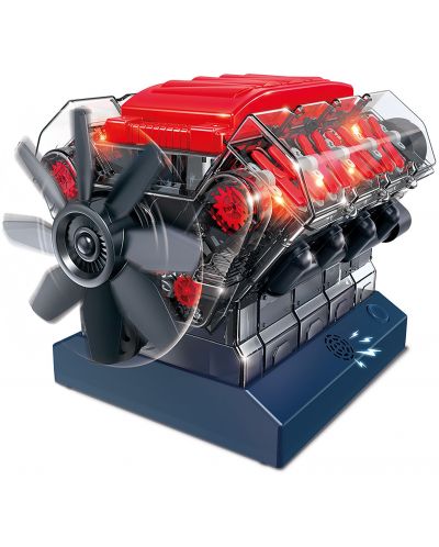 Научен STEM комплект Amazing Toys Stemnex - Двигател V8 с вътрешно горене - 2