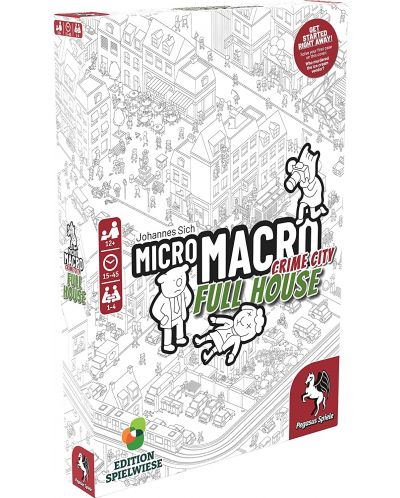 Настолна игра MicroMacro: Crime City 2 - Full House - семейна - 1