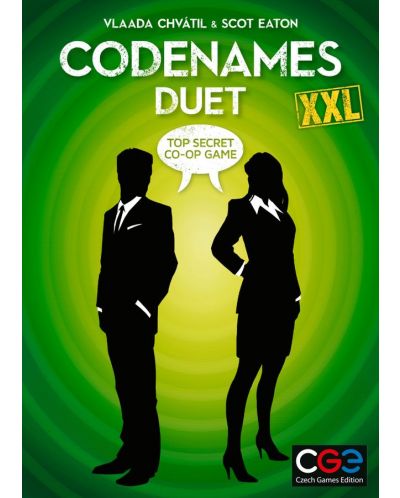 Настолна игра за двама Codenames: Duet XXL - семейна - 1