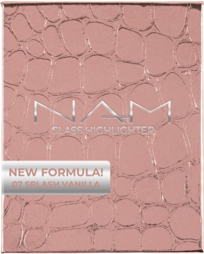 NAM Хайлайтър Glass, 07 Splash Vanilla, 6 g - 2
