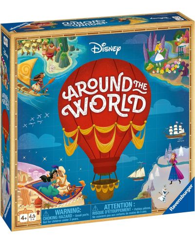 Настолна игра Ravensburger - Disney: Around the World - Детска - 1