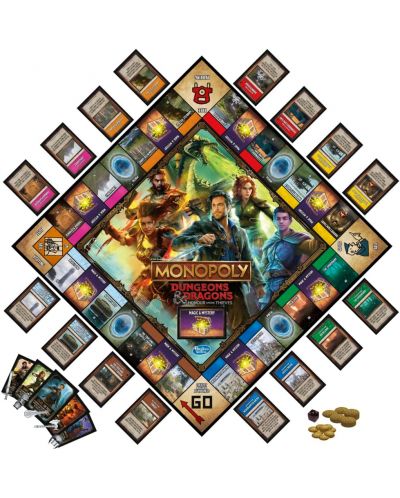 Настолна игра Monopoly Dungeons & Dragons: Honor Among Thieves (English Version) - 4
