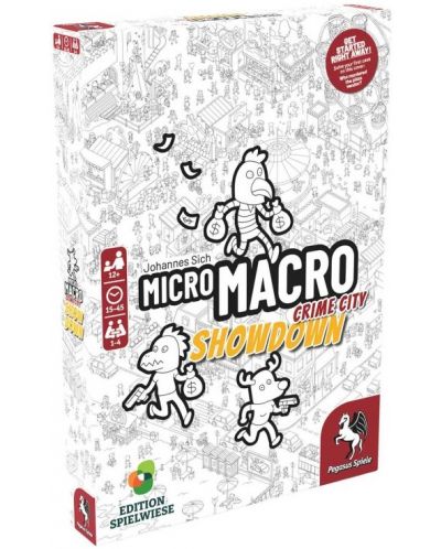 Настолна игра MicroMacro: Crime City - Showdown - Кооперативна - 1