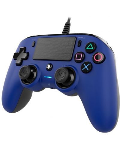 Контролер Nacon за PS4  - Wired Compact, син - 3