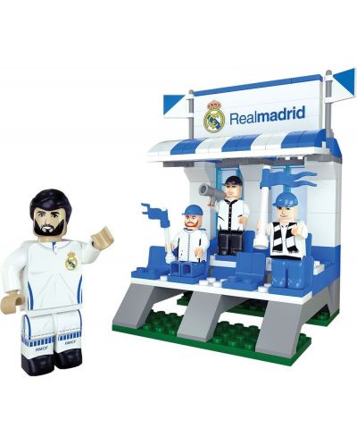 3D пъзел Nanostars от 125 части - Скамейка на FC Real Madrid - 1