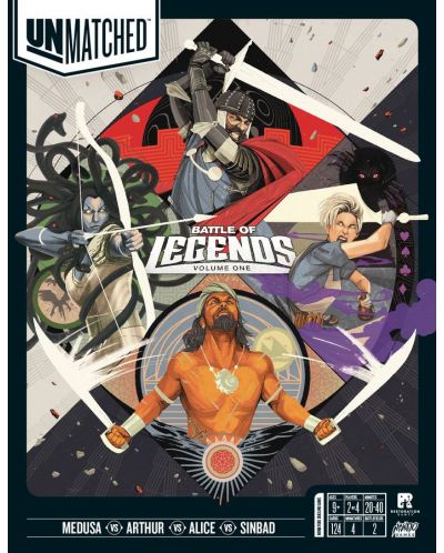 Настолна игра Unmatched: Battle of Legends, vol. 1 - 1