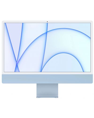 Настолен компютър AiO Apple - iMac, 24'', M1 8/7, 8GB/256GB, син - 1