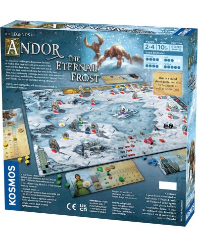Настолна игра The Legends of Andor: The Eternal Frost - кооперативна - 2
