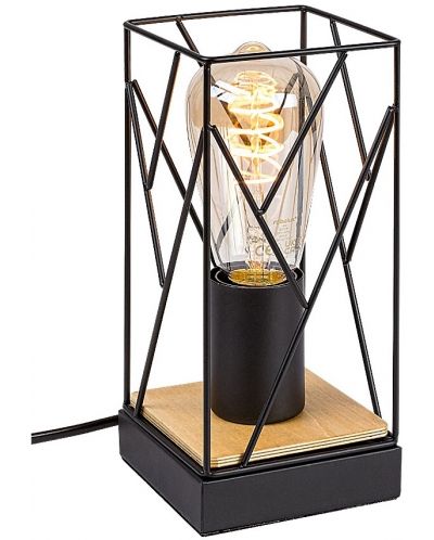 Настолна лампа Rabalux - Boire 74006, IP 20, E27, 1 x 40 W, черна - 2