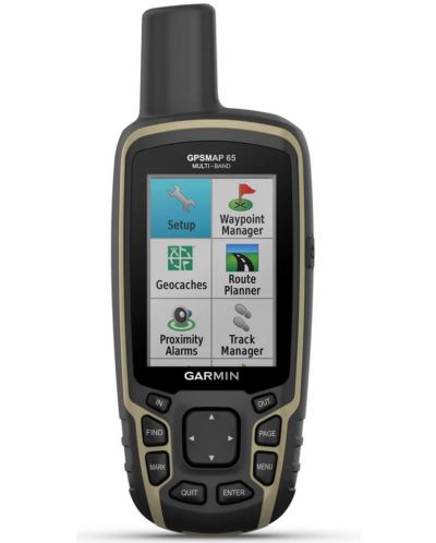 Навигация Garmin - GPSMAP 65, 2.6'', 16GB, черна/кафява - 5