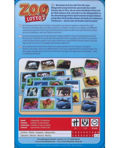 Настолна игра Zoo Lotto - Детска - 2