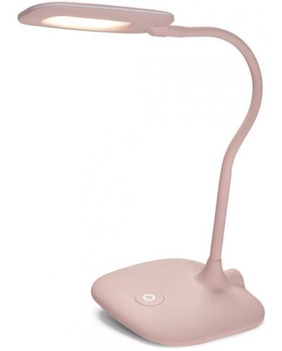 Настолна LED лампа Emos - Stella Z7602P, 5W, 12V, 500lm, 4000k, розова - 1
