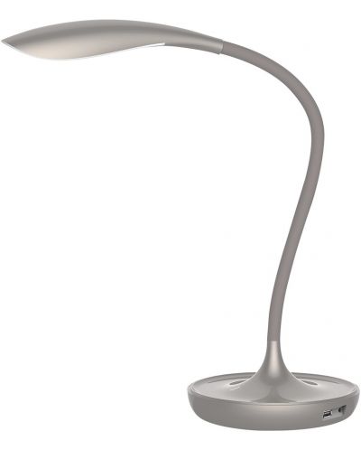 Настолна лампа Rabalux Belmont, 5W, златиста, с USB изход - 1