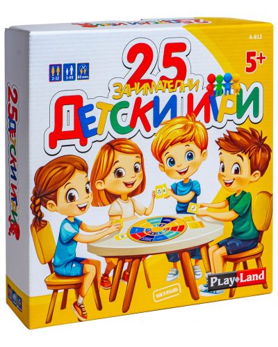 Настолна игра PlayLand: 25 Занимателни игри - Детска