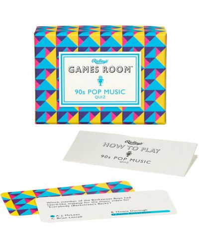 Настолна игра Ridley's Games Room - 90s Pop Music Quiz - 2