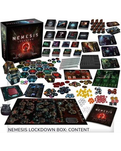 Настолна игра Nemesis: Lockdown - кооперативна - 4
