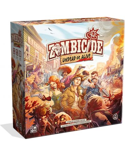 Настолна игра Zombicide: Undead or Alive - кооперативна - 1
