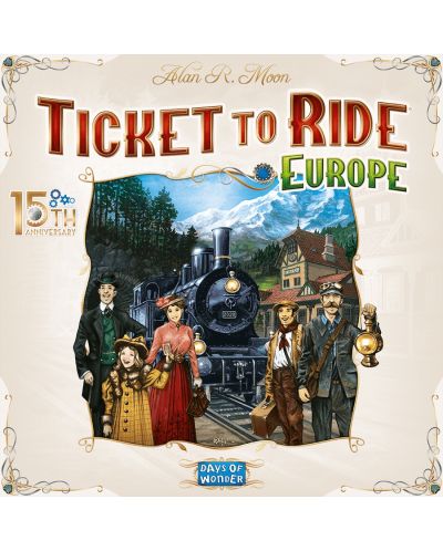Настолна игра Ticket to Ride - Europe (15th Anniversary Edition) - 1