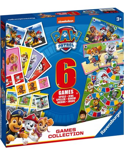 Настолна игра Paw Patrol: 6 Games Collection - Детска - 1
