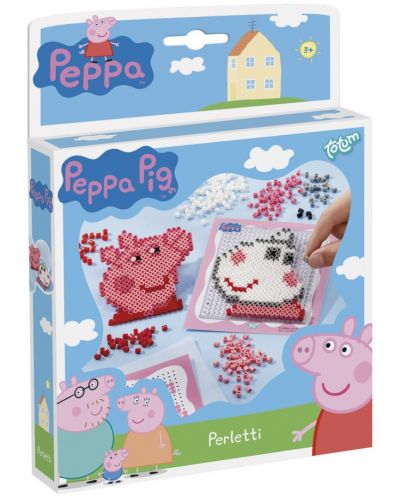 Творчески комплект Totum Peppa Pig - Направи си сам, Прасенцето Пепа от мъниста - 1