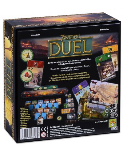 Настолна игра за двама 7 Wonders: Duel (българско издание) - 2