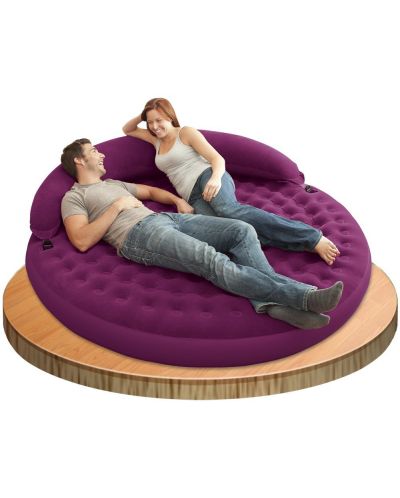 Надуваем кръгъл диван-легло Intex - 2