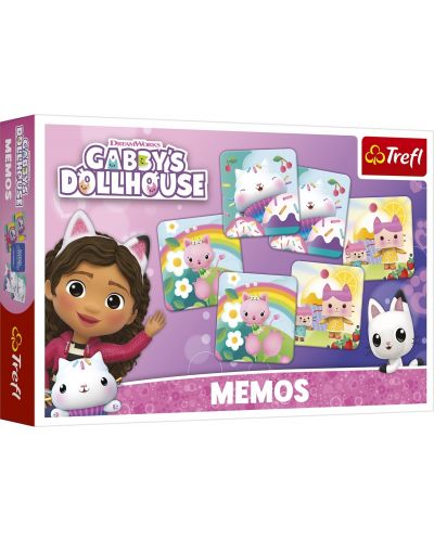 Настолна игра Gabby's Dollhouse: Memos - Детска - 1