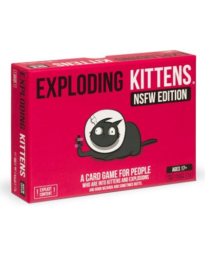 Настолна игра Exploding Kittens: NSFW Edition - Парти