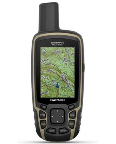 Навигация Garmin - GPSMAP 65, 2.6'', 16GB, черна/кафява - 1