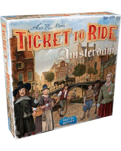 Настолна игра Ticket to Ride: Amsterdam - Семейна - 1
