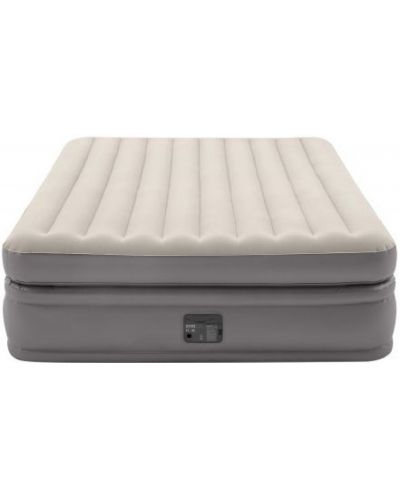 Надуваем матрак Intex - Queen Prime Comfort Elevated, сив - 1