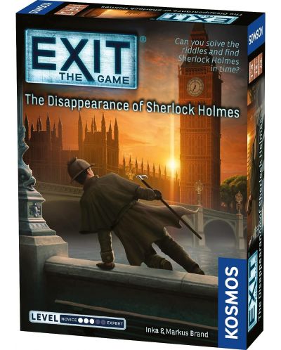 Настолна игра Exit: The Disappearance of Sherlock Holmes - кооперативна - 1