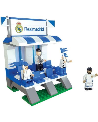 3D пъзел Nanostars от 125 части - Скамейка на FC Real Madrid - 4