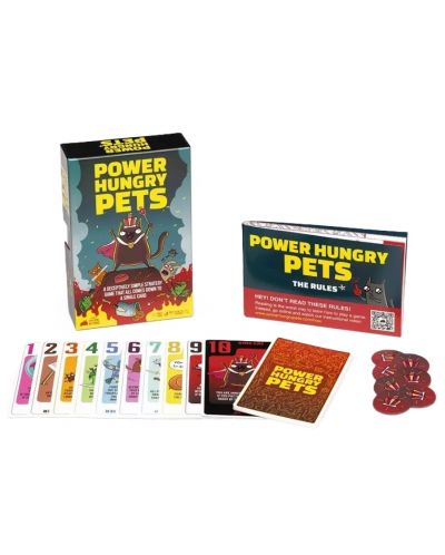 Настолна игра Power Hungry Pets - Парти - 3